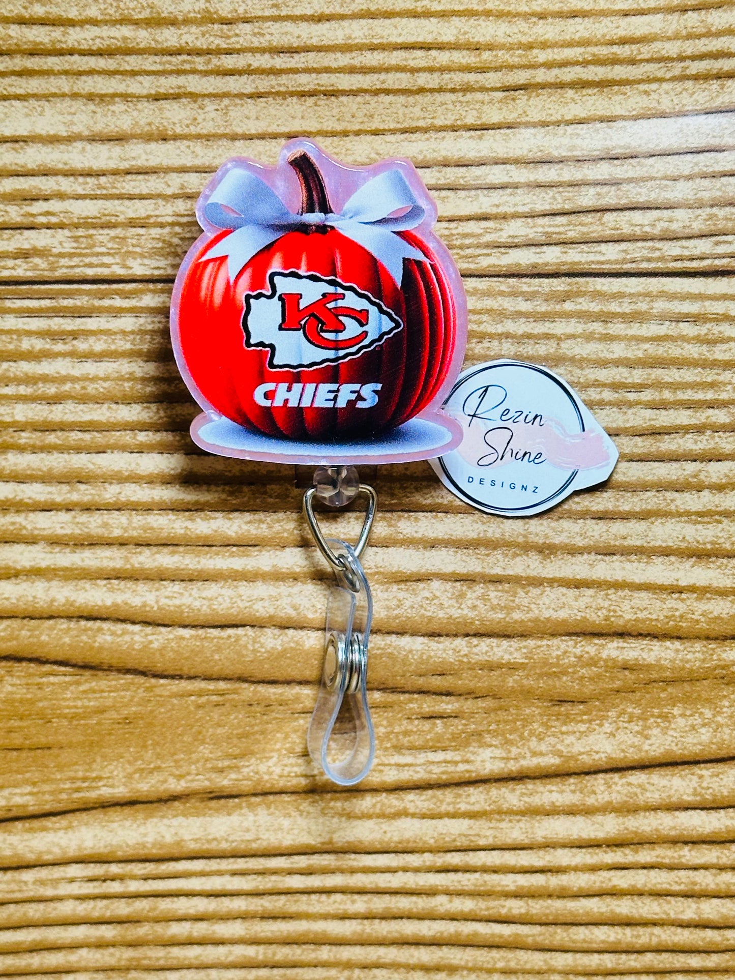 Chiefs Pumpkin Badge Reel