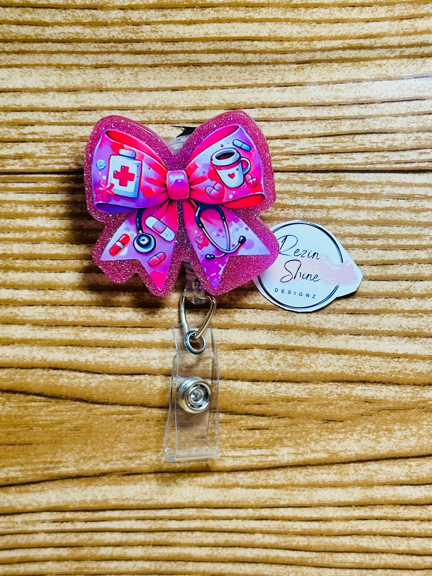 Medical Bow Badge Reel