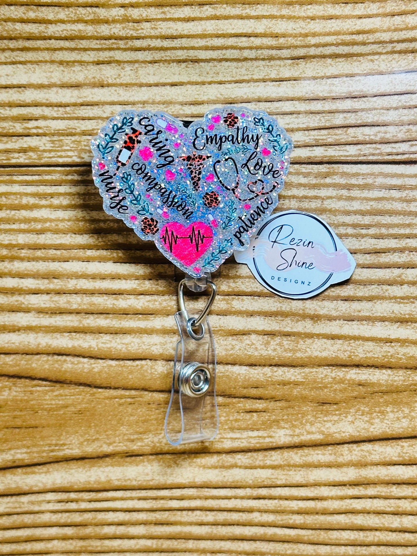 Medical Heart Badge Reel