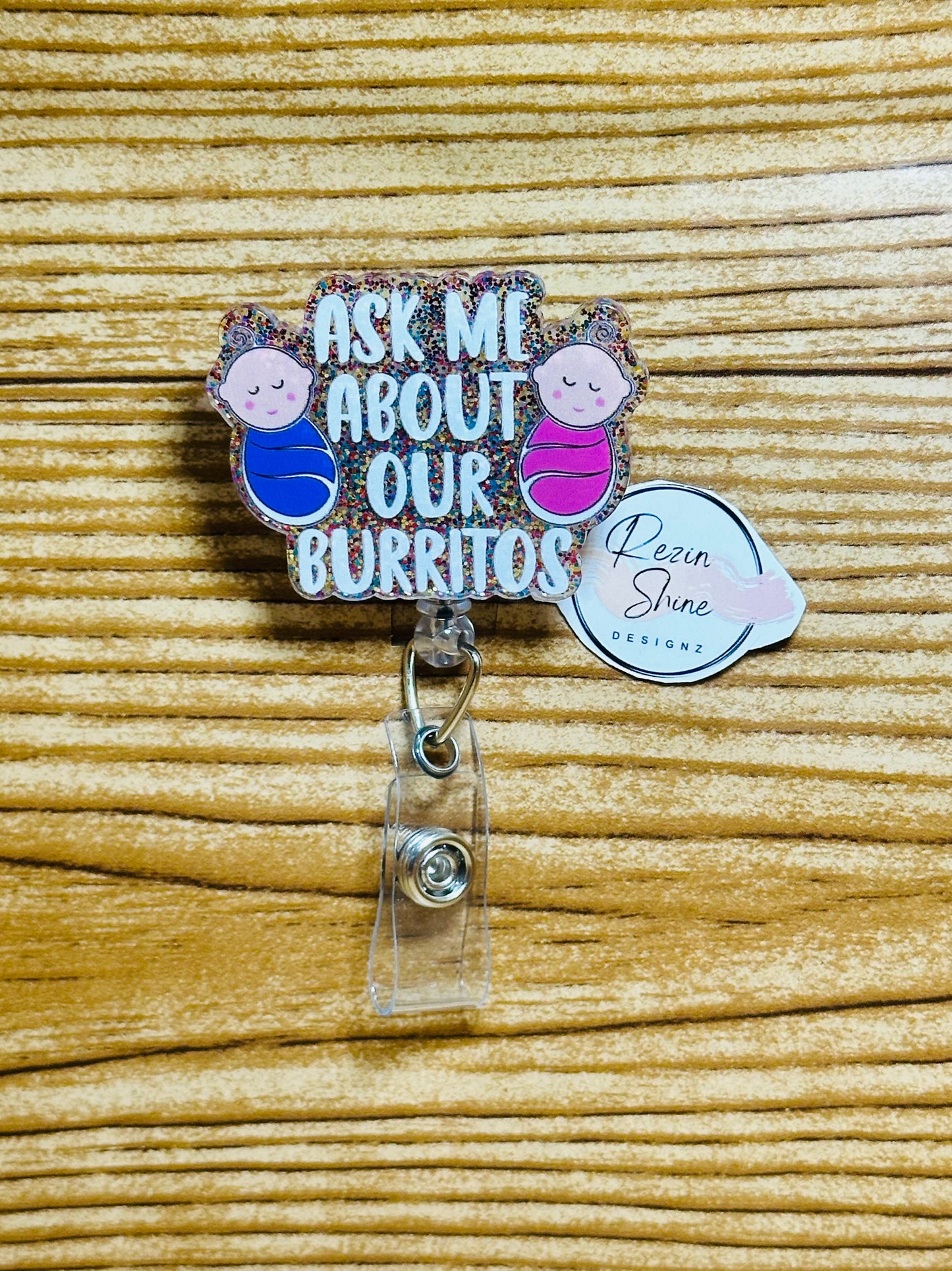 Ask Me About Our Burritos Badge Reel
