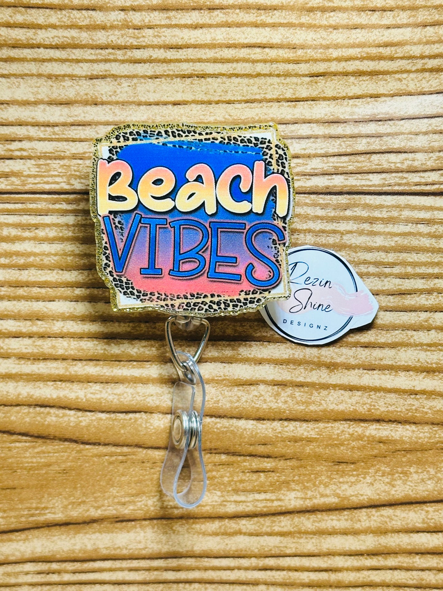 Beach Vibes Badge Reel