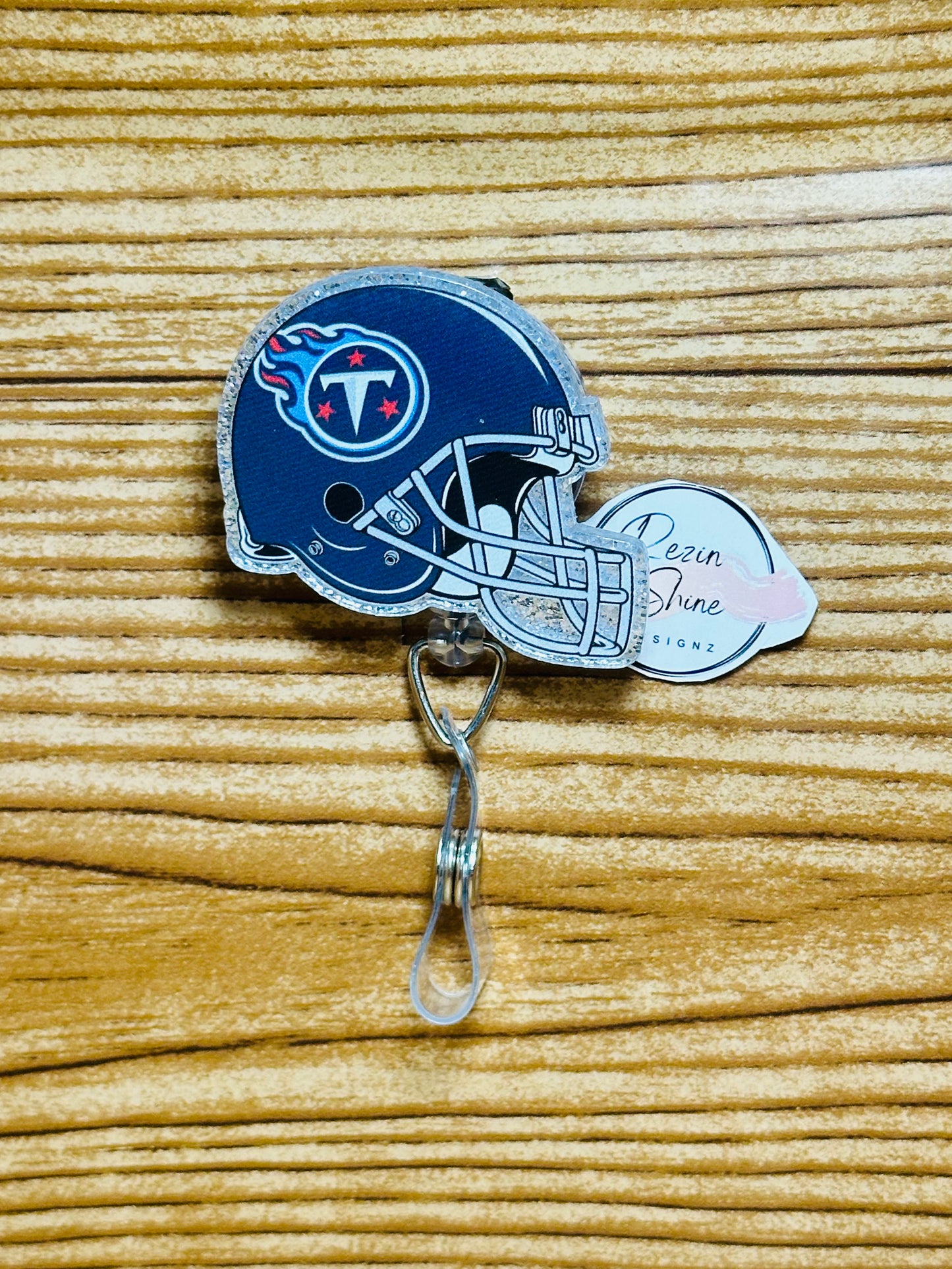 Titans Helmet Badge Reel