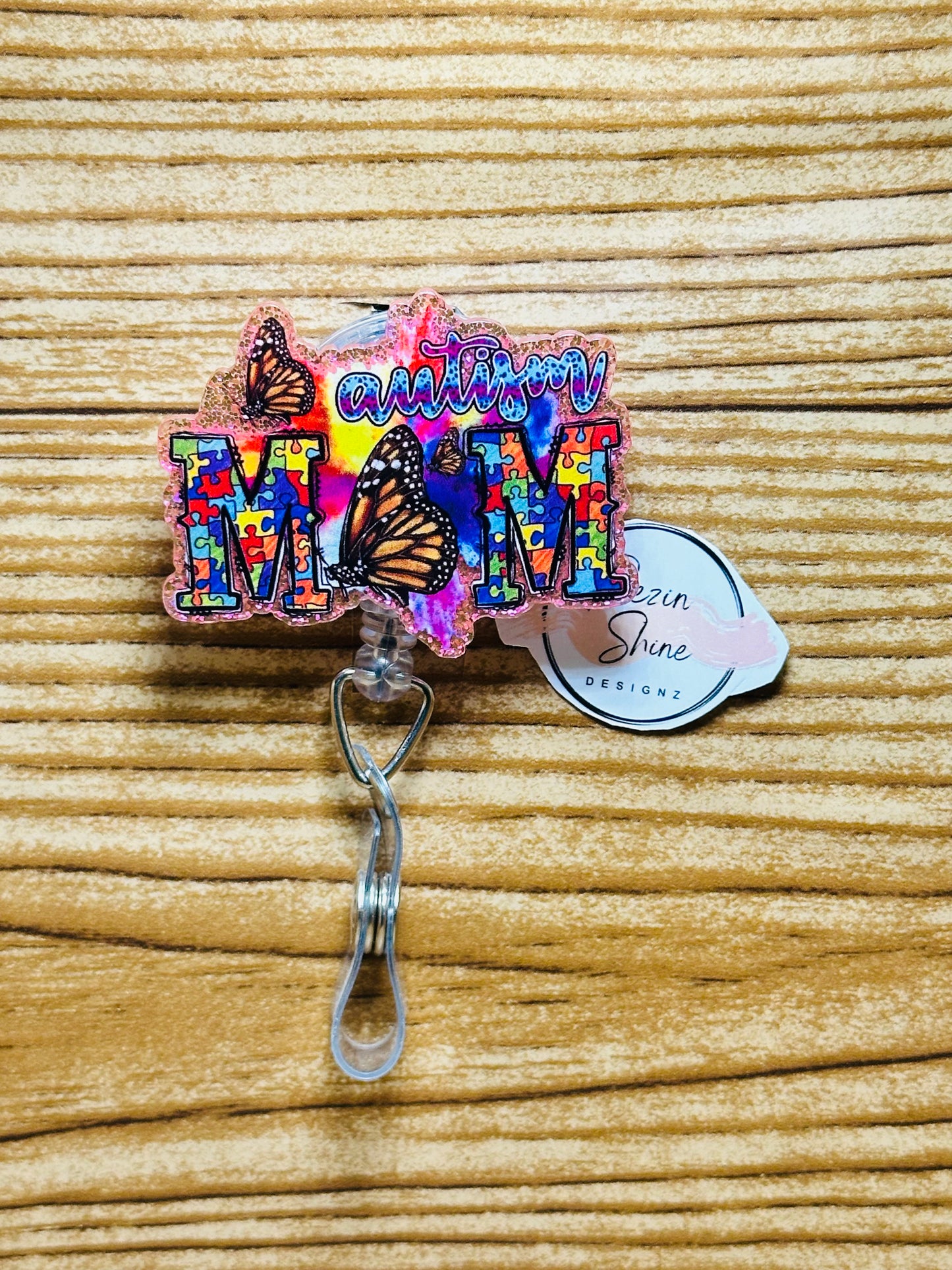 Autism Mom Badge Reel