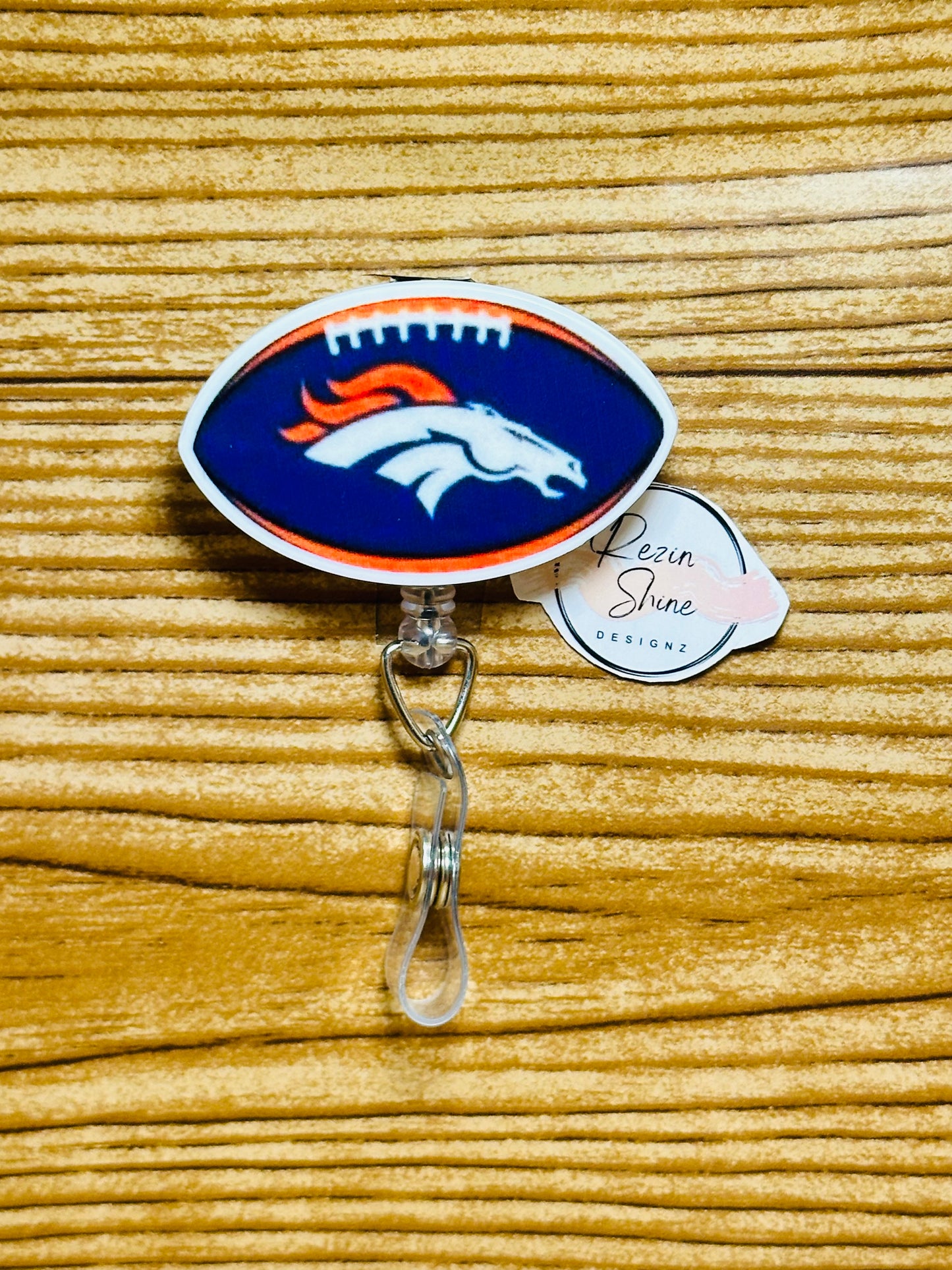 Broncos Football Badge Reel