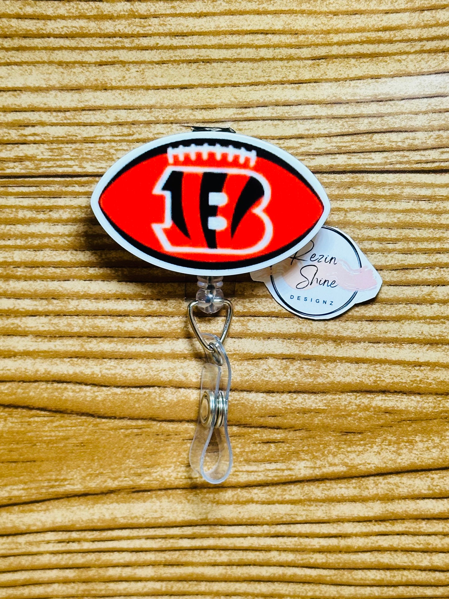 Bengals Football Badge Reel