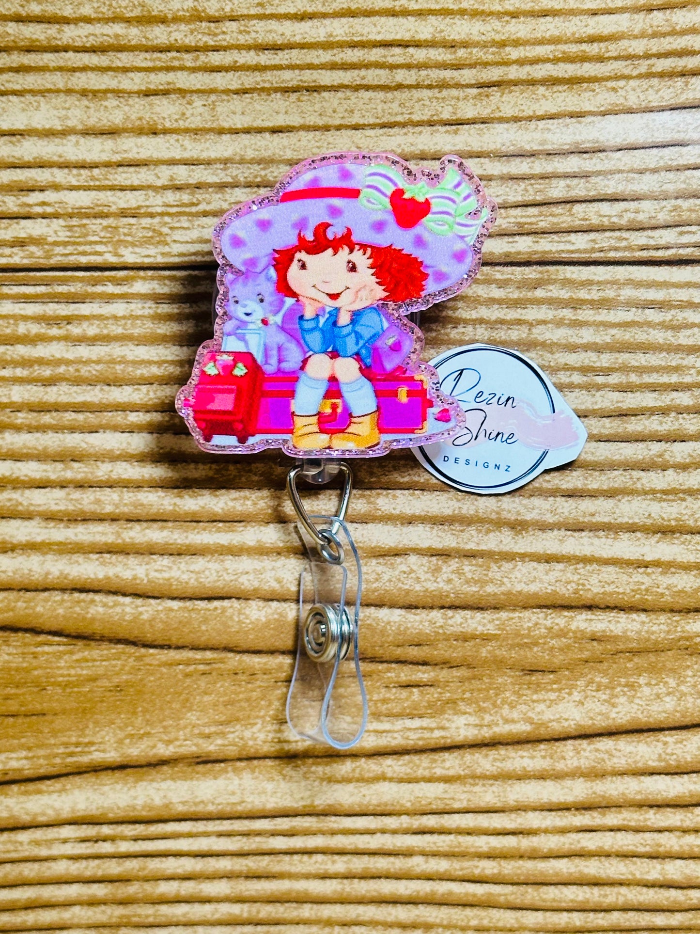 Strawberry Girl Badge Reel