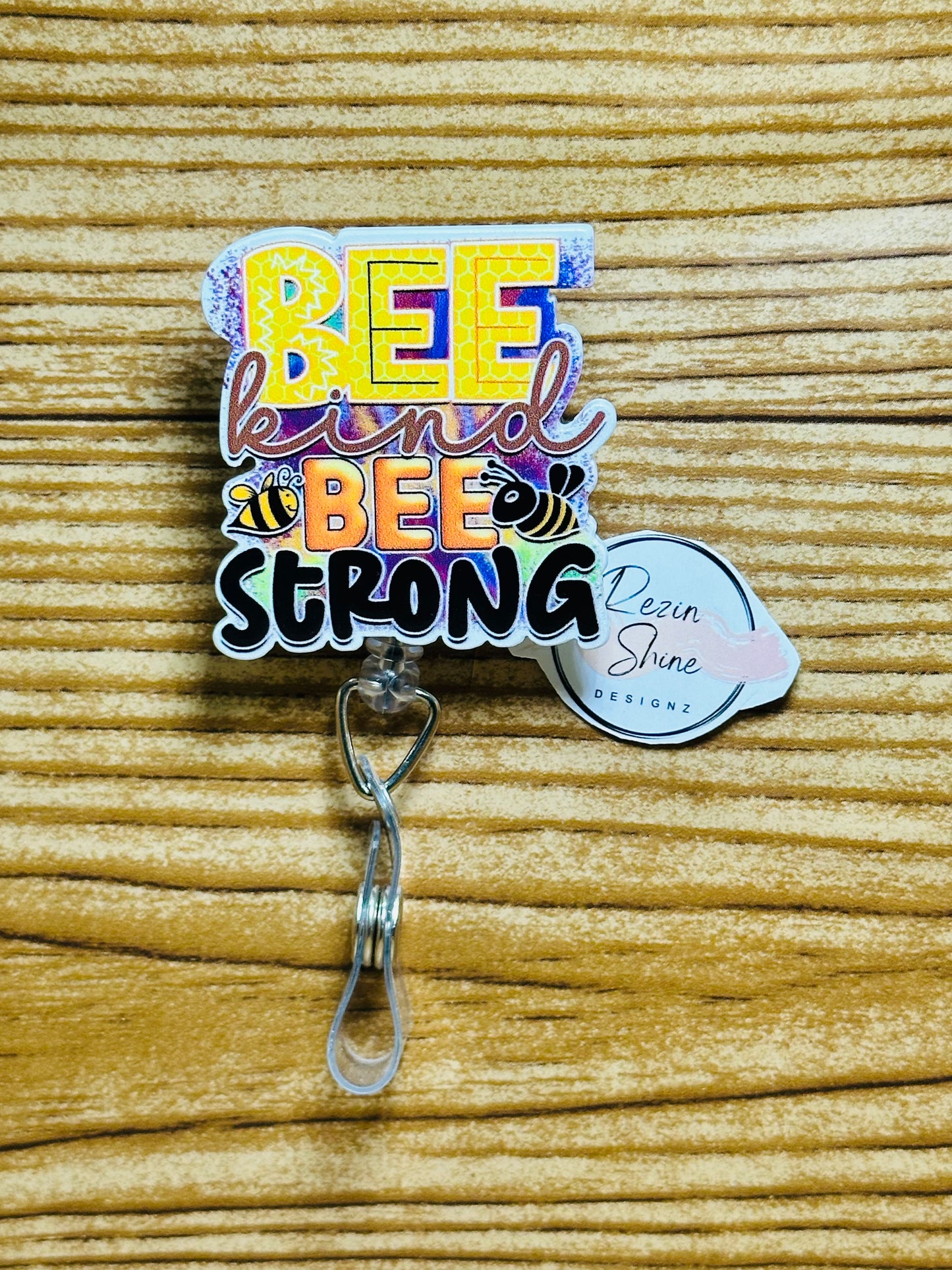 Bee Kind Bee Strong Badge Reel
