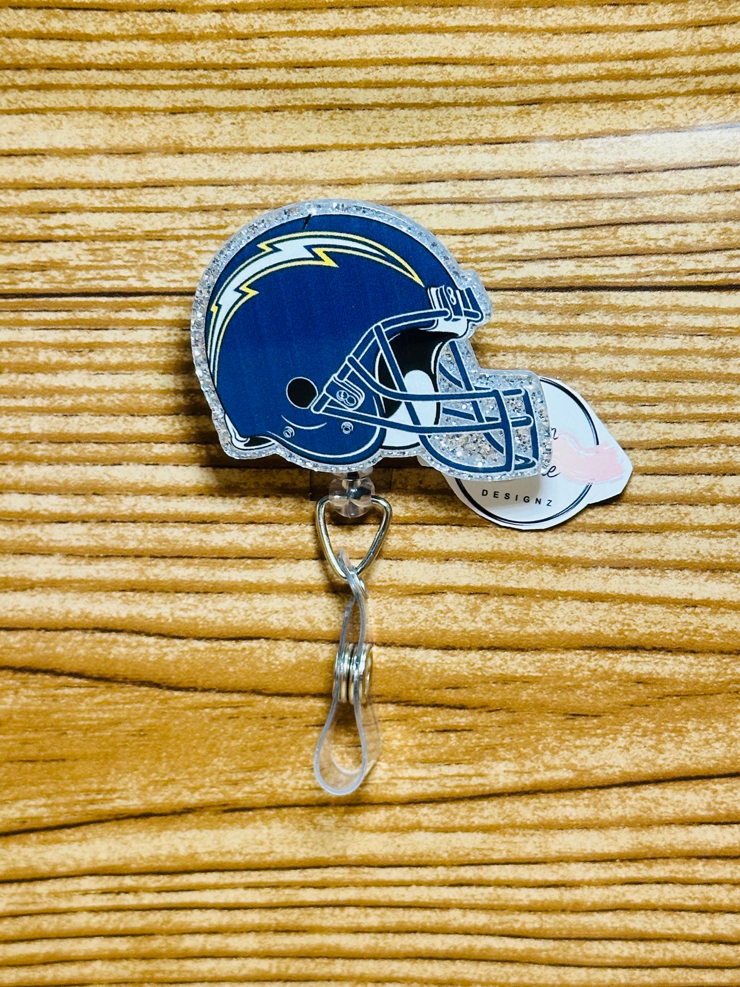 Chargers Helmet Badge Reel