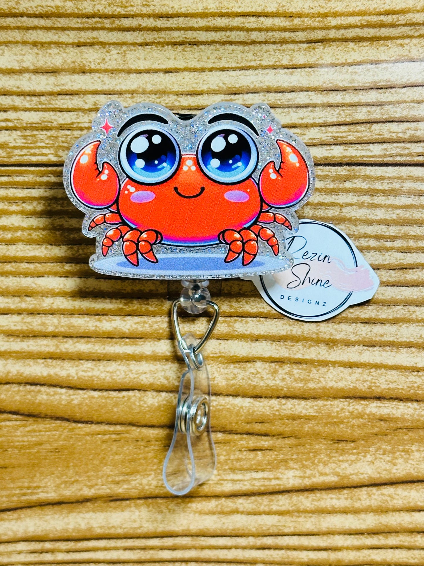 Crab Badge Reel