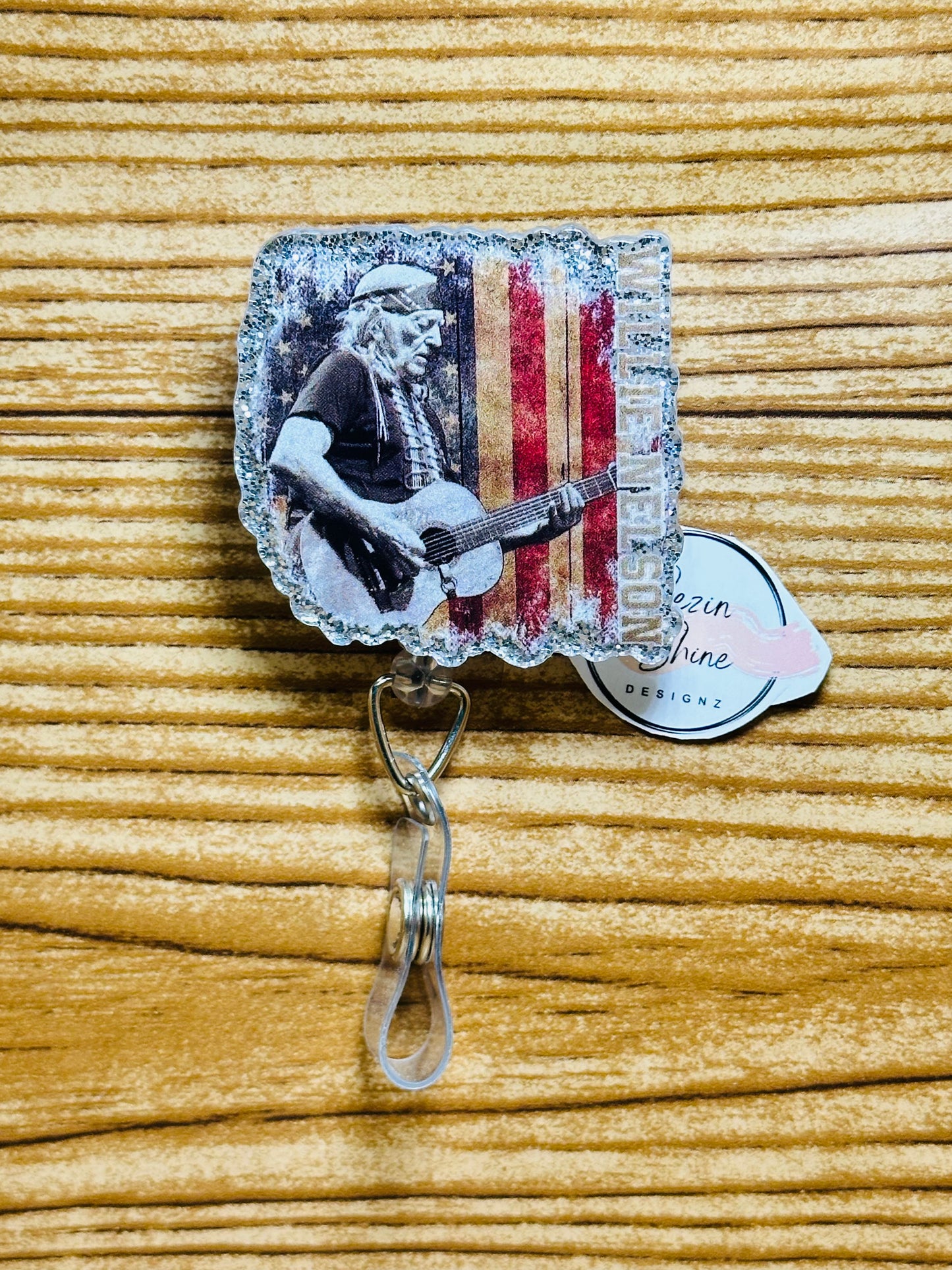 Willie Nelson Badge Reel