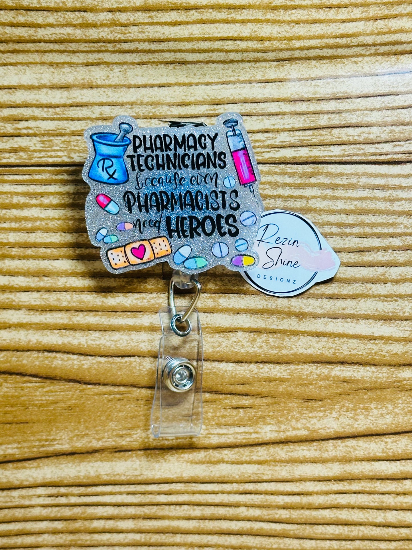 Pharmacy Tech Badge Reel