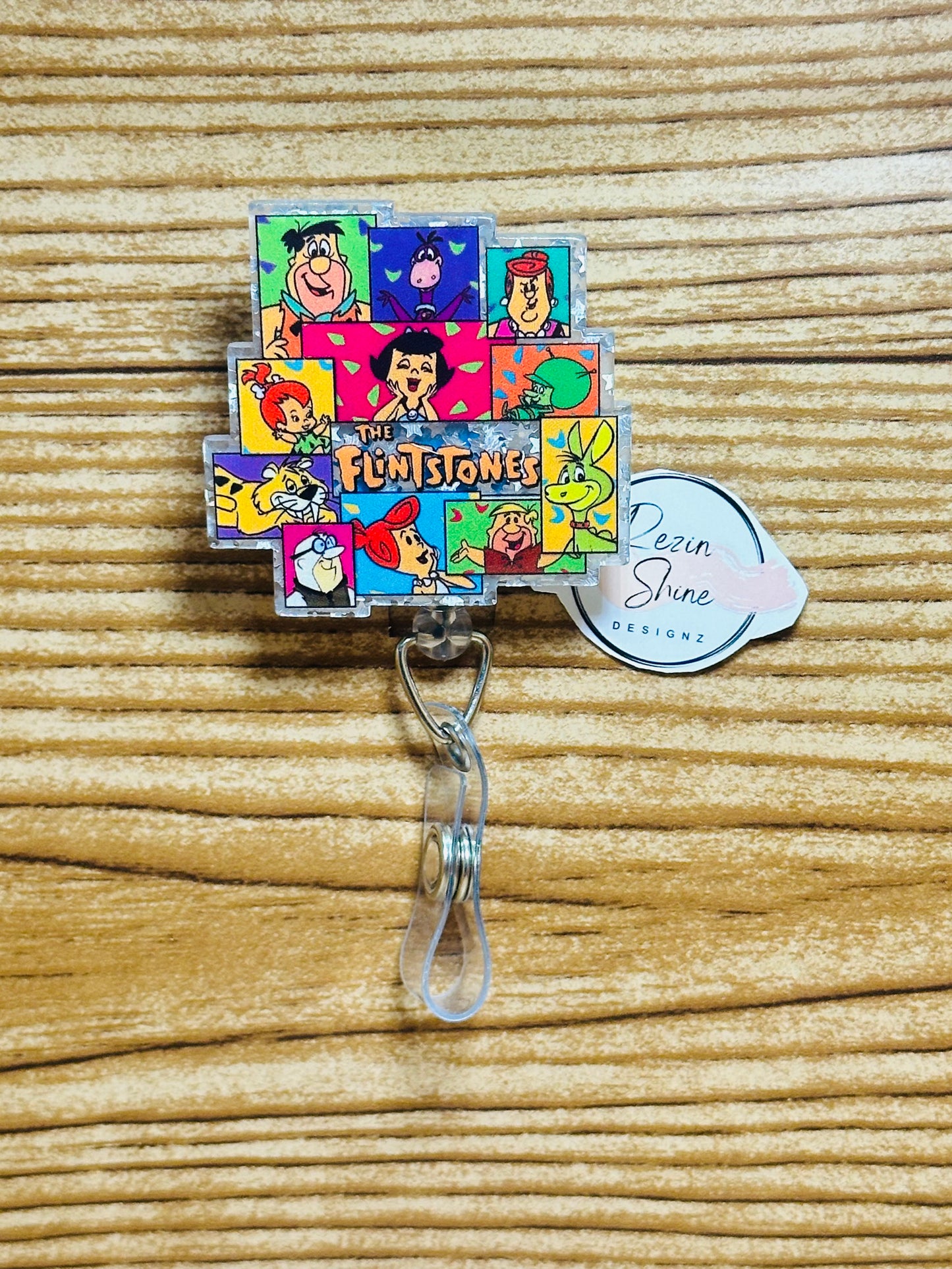 Flinstone Badge Reel