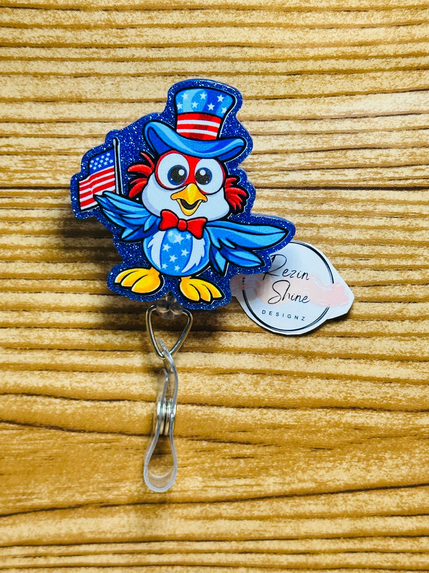 Owl American Badge Reel