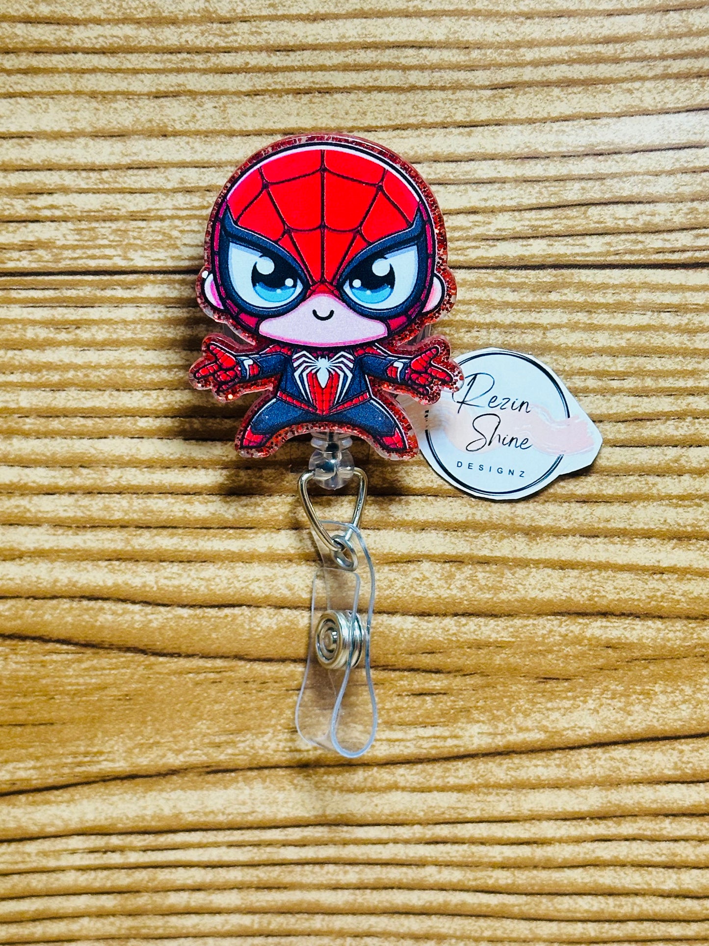 Spider Boy Badge Reel