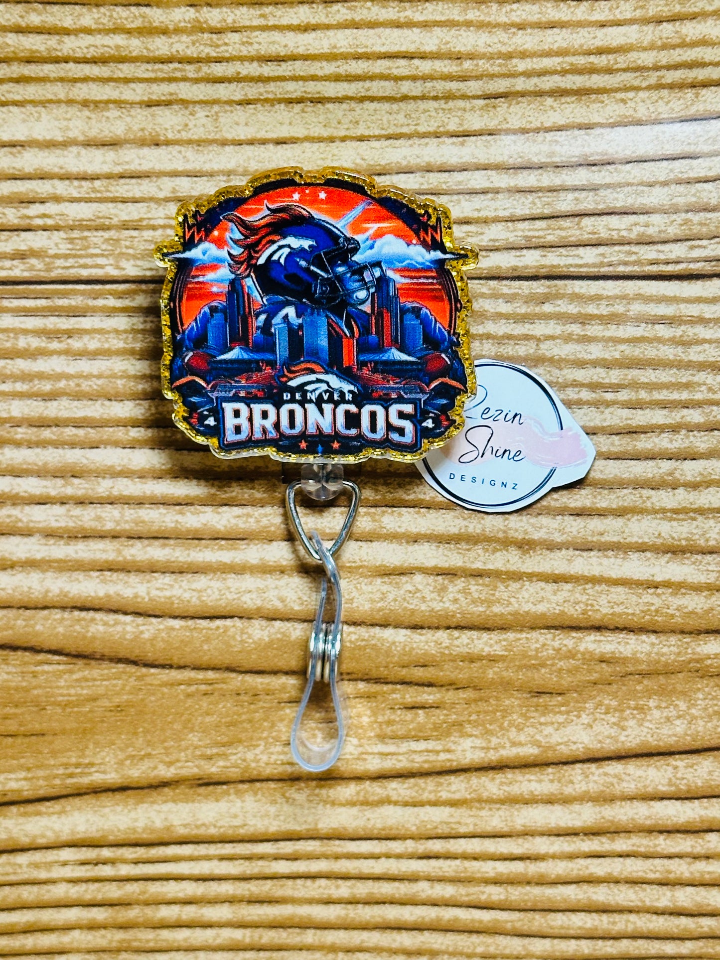 Broncos Badge Reel