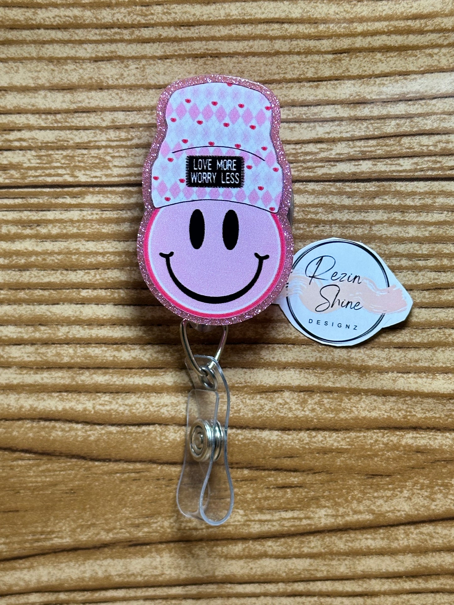 Love More Worry Less Badge Reel