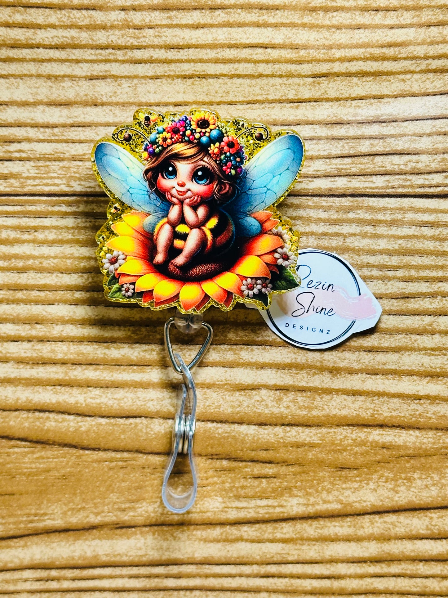 Bee Girl Badge Reel