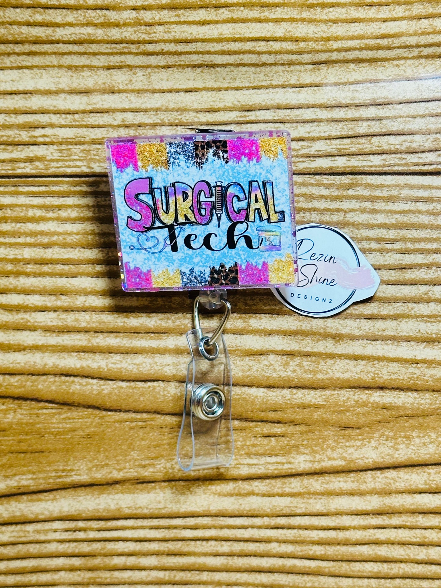 Surgical Tech Badge Reel