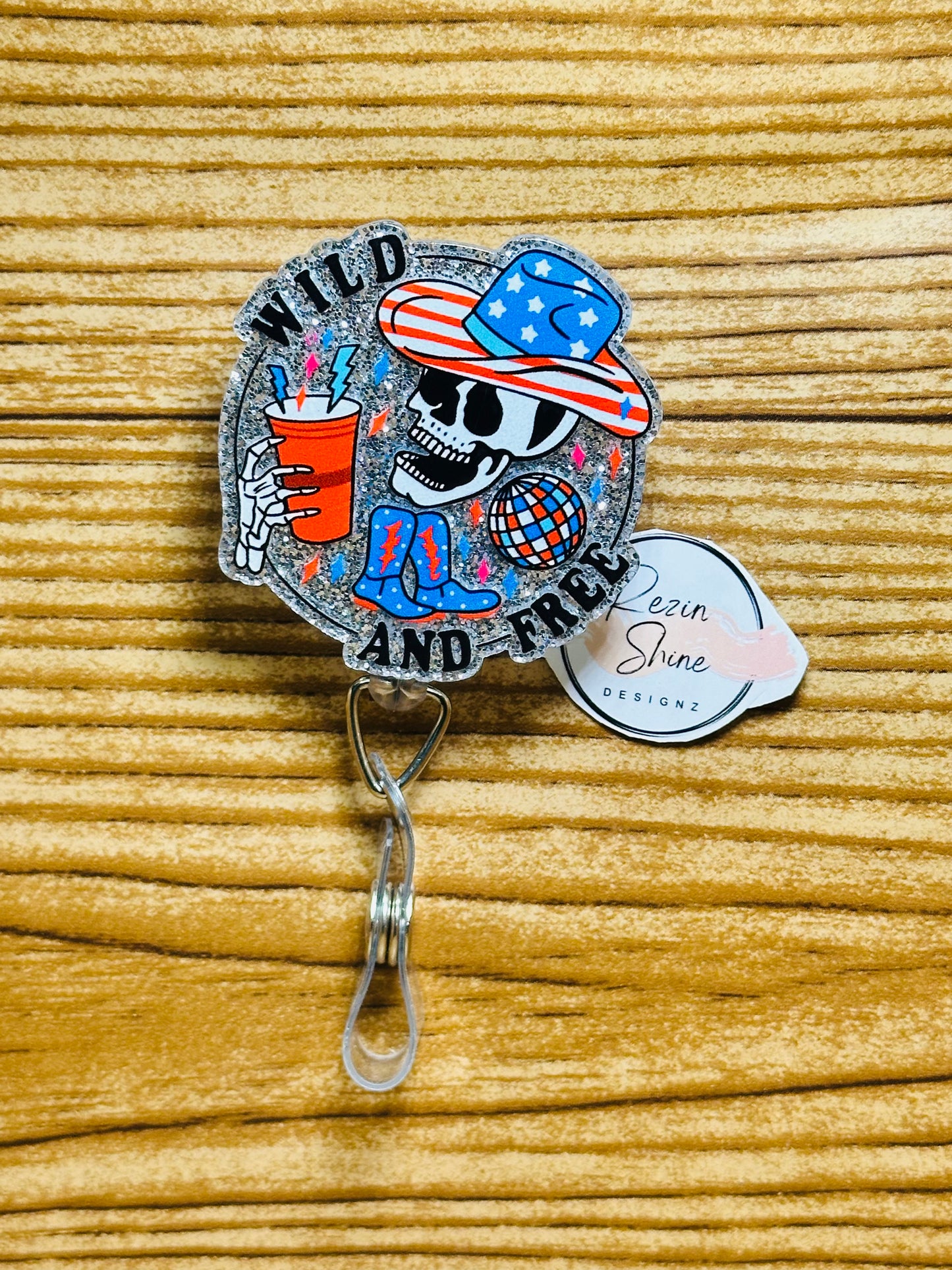Wild And Free Badge Reel