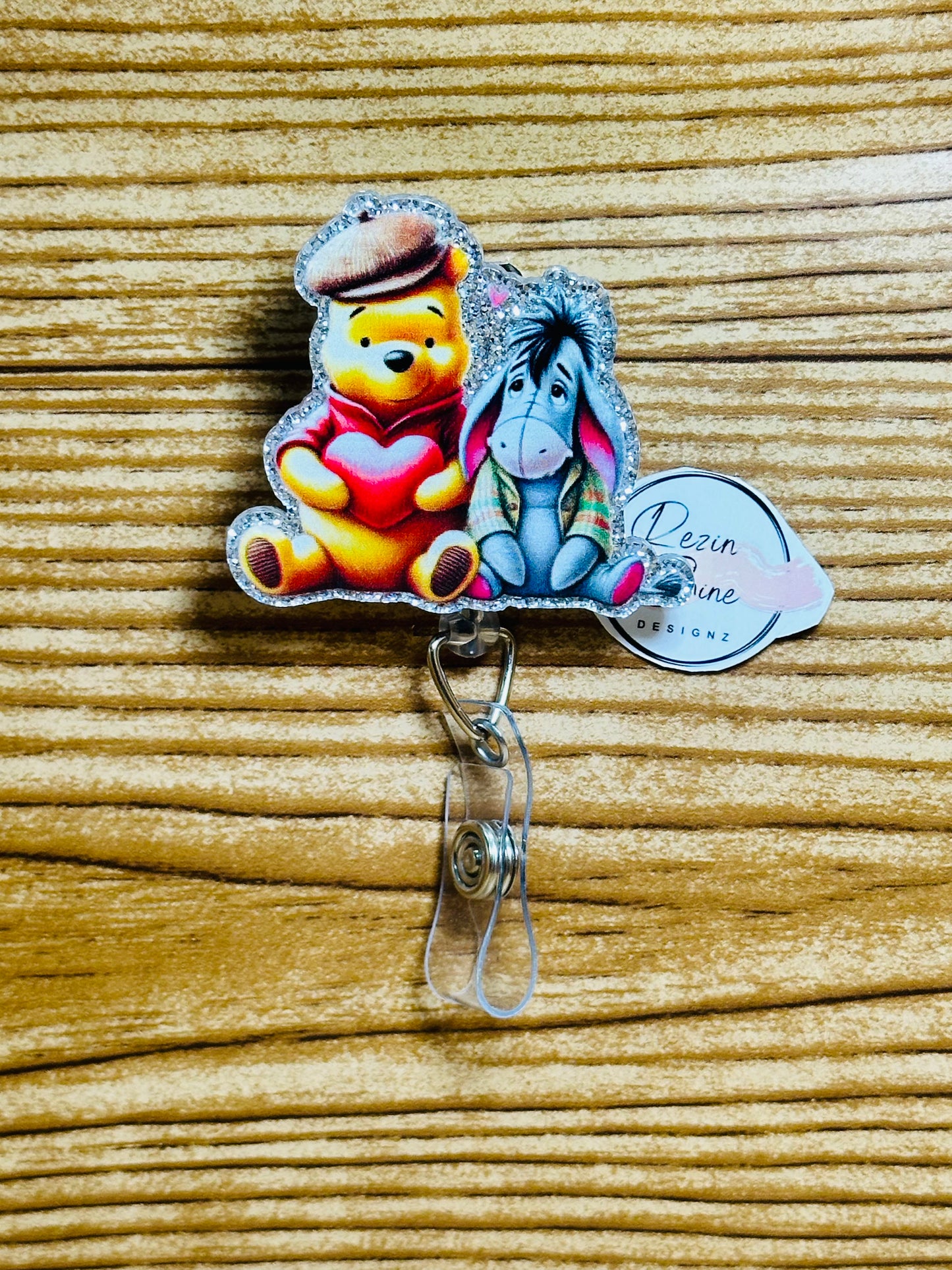 Winnie Bear Badge Reel