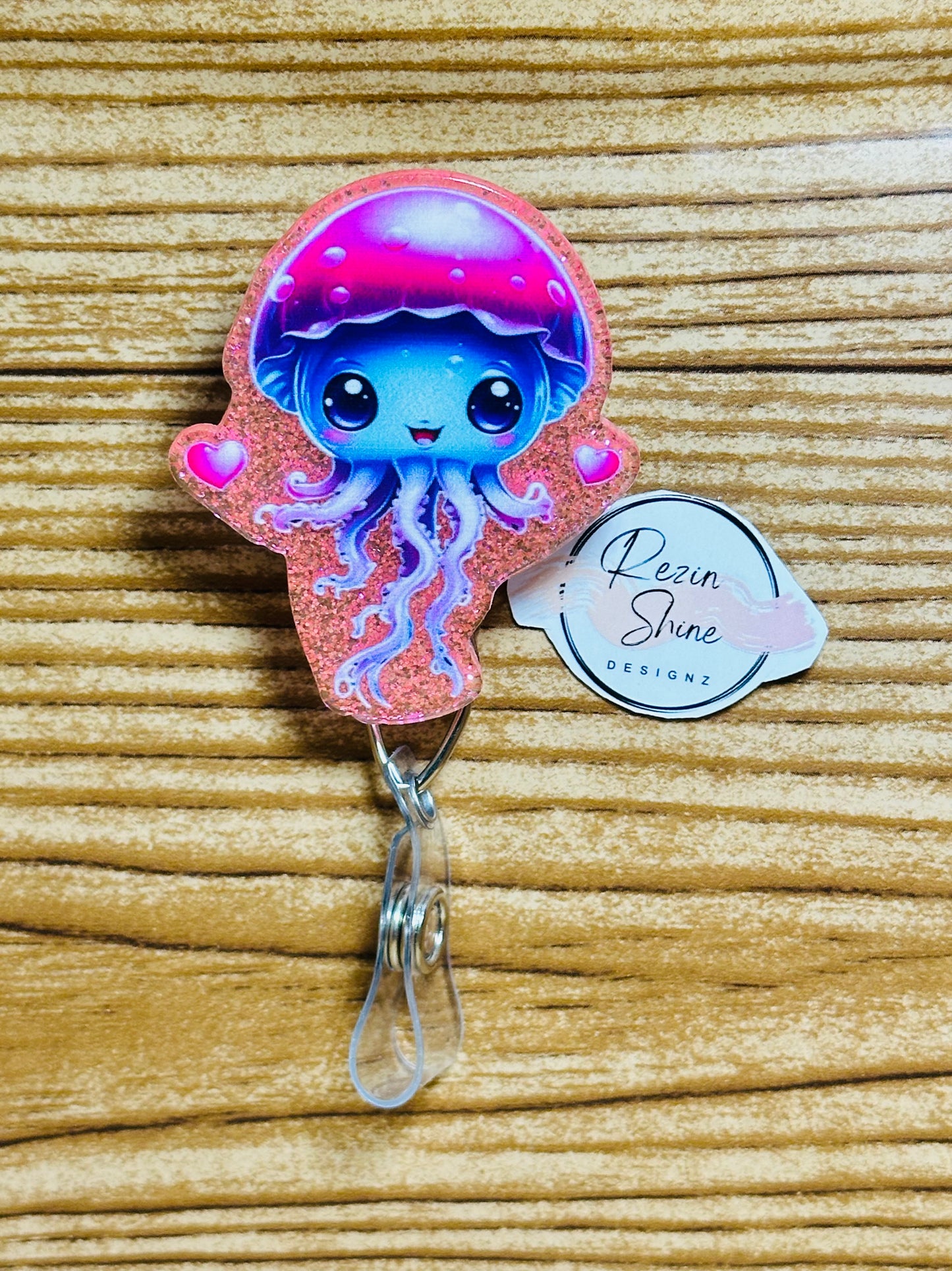 Jelly Fish Badge Reel