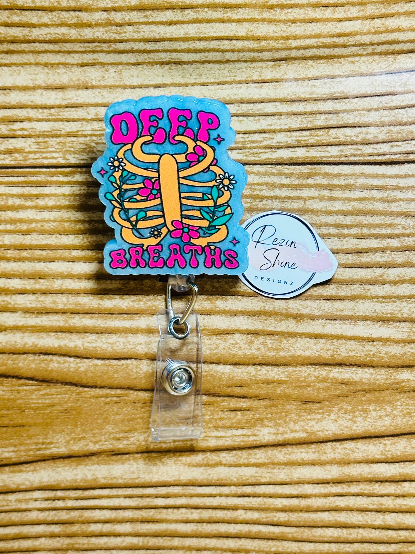 Deep Breaths Badge Reel