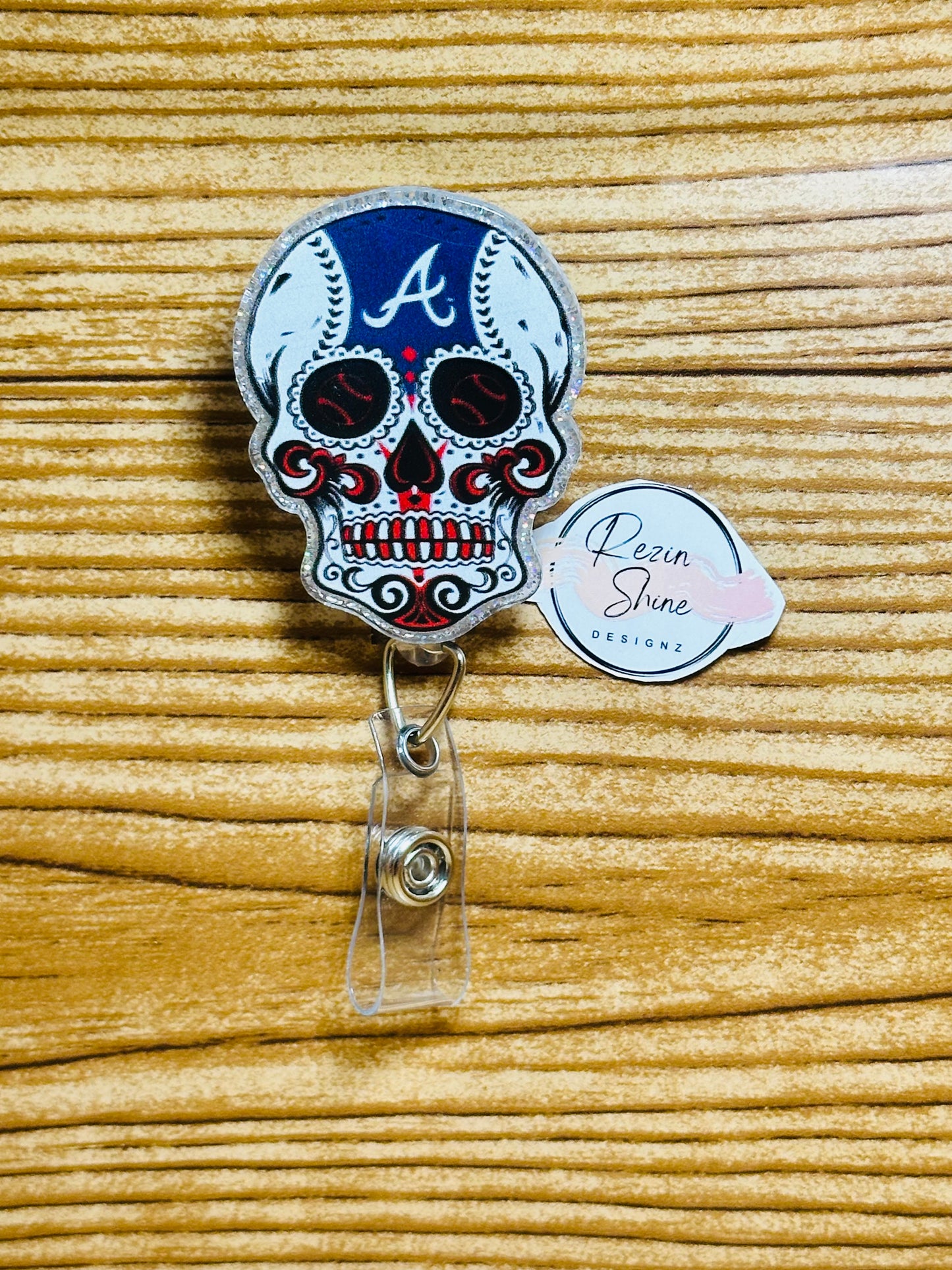 Braves Skull Badge Reel