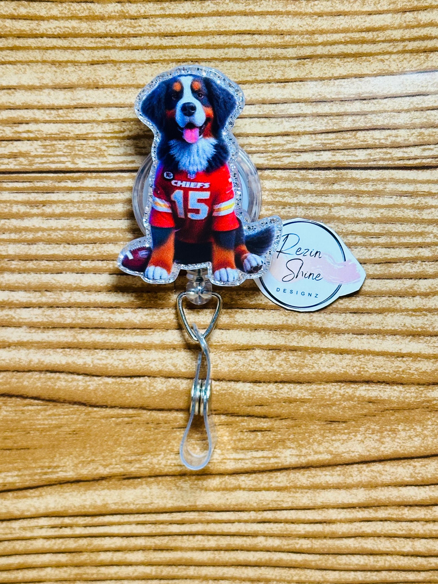 Chiefs Dog Badge Reel