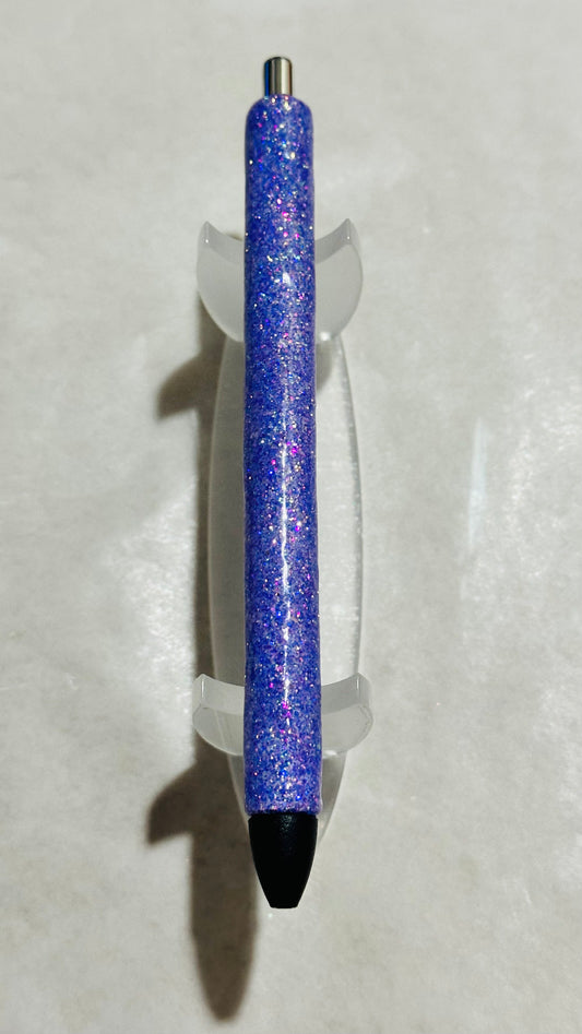 Purplish Blue Glitter Pen
