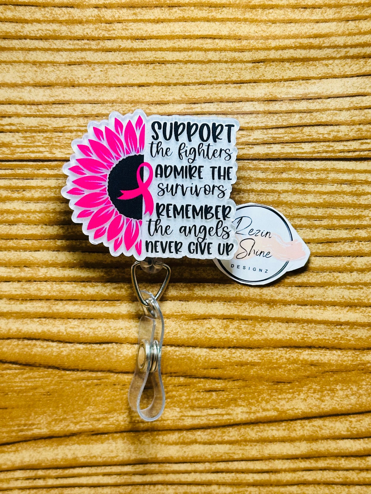 Breast Cancer Support The Fighters Badge Reel