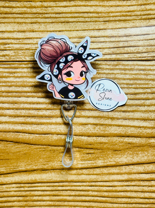 Steelers Girl Badge Reel