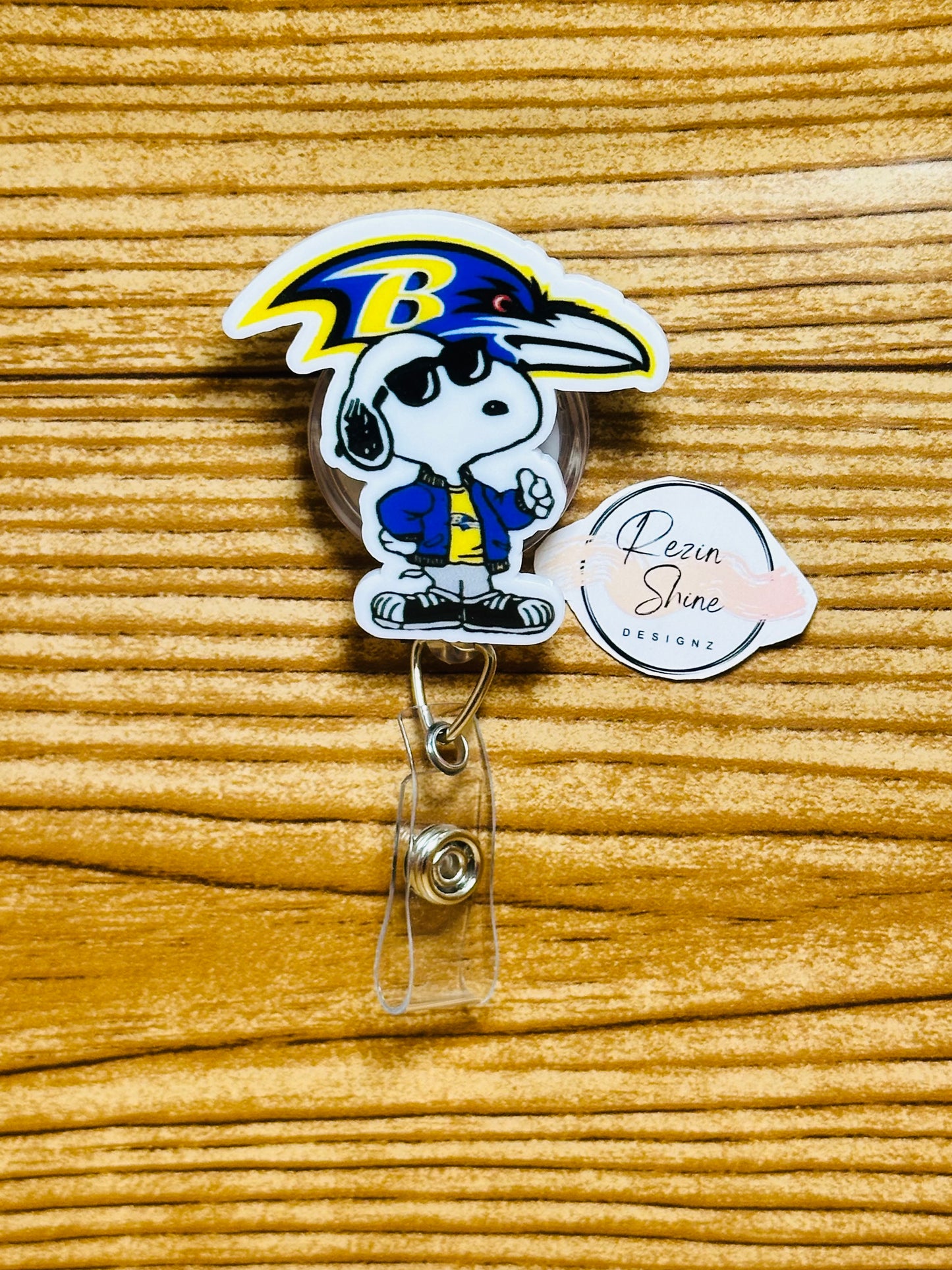 Ravens Snoopy Badge Reel