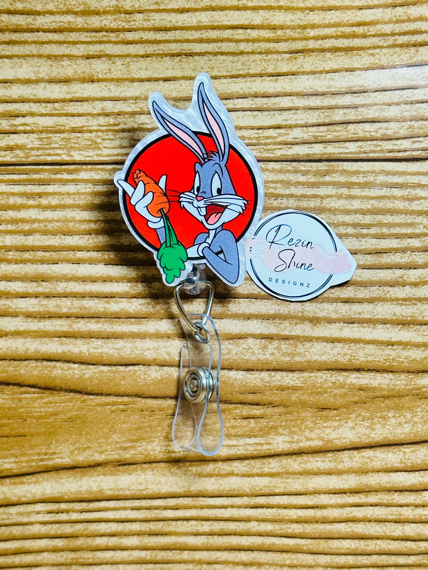 Cartoon Bunny Badge Reel
