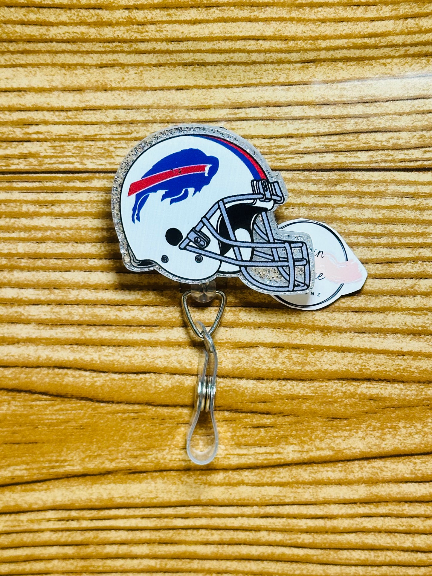 Bills Helmet Badge Reel