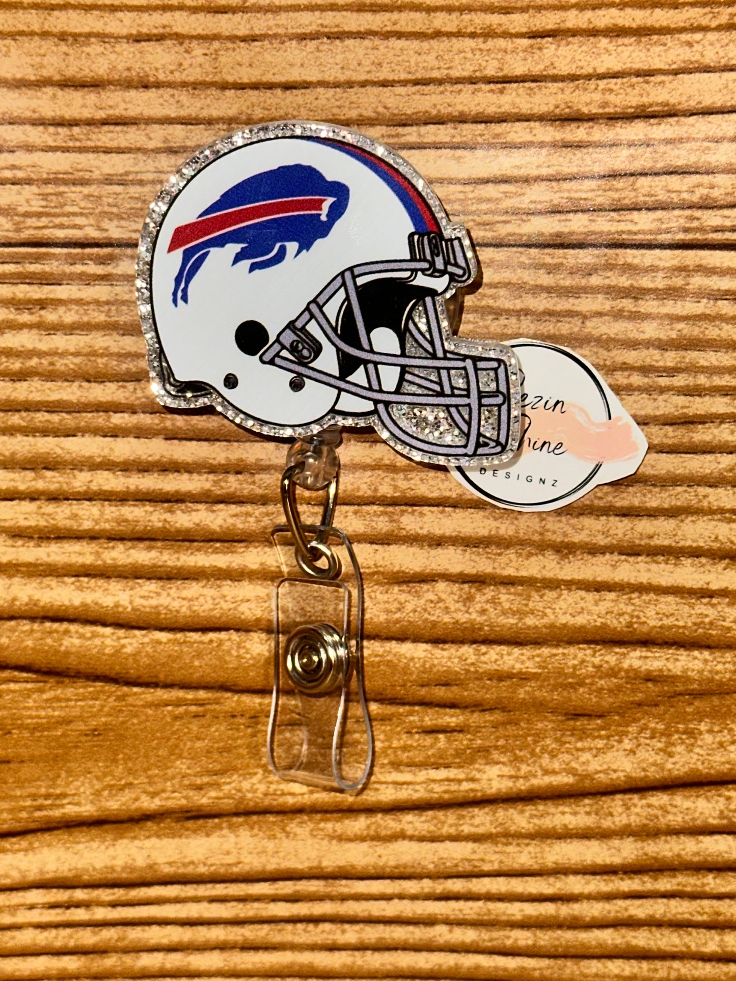 Bills Helmet Badge Reel