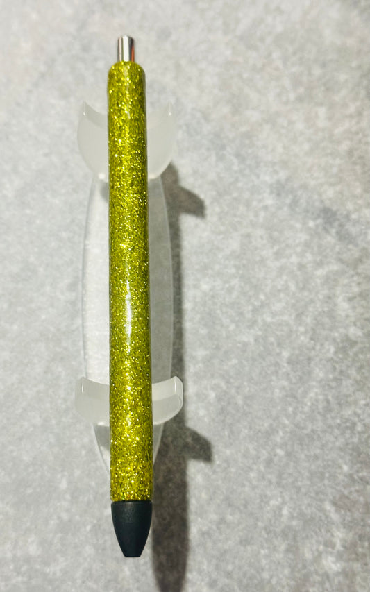 Yellowish Green Glitter Pen