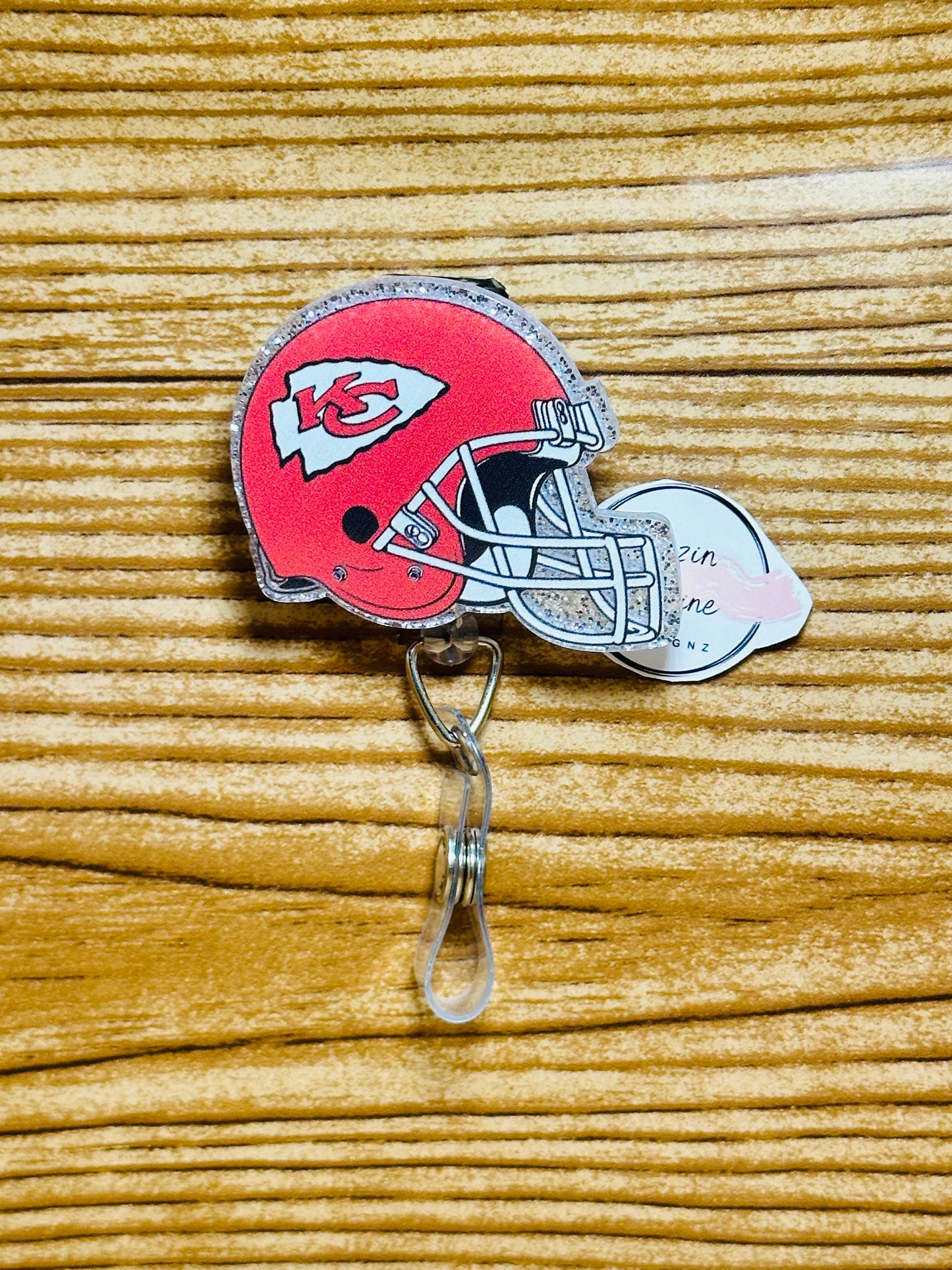 Chiefs Helmet Badge Reel