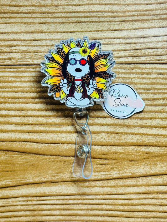 Snoopy Badge Reel