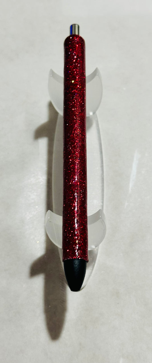 Red Glitter Pen