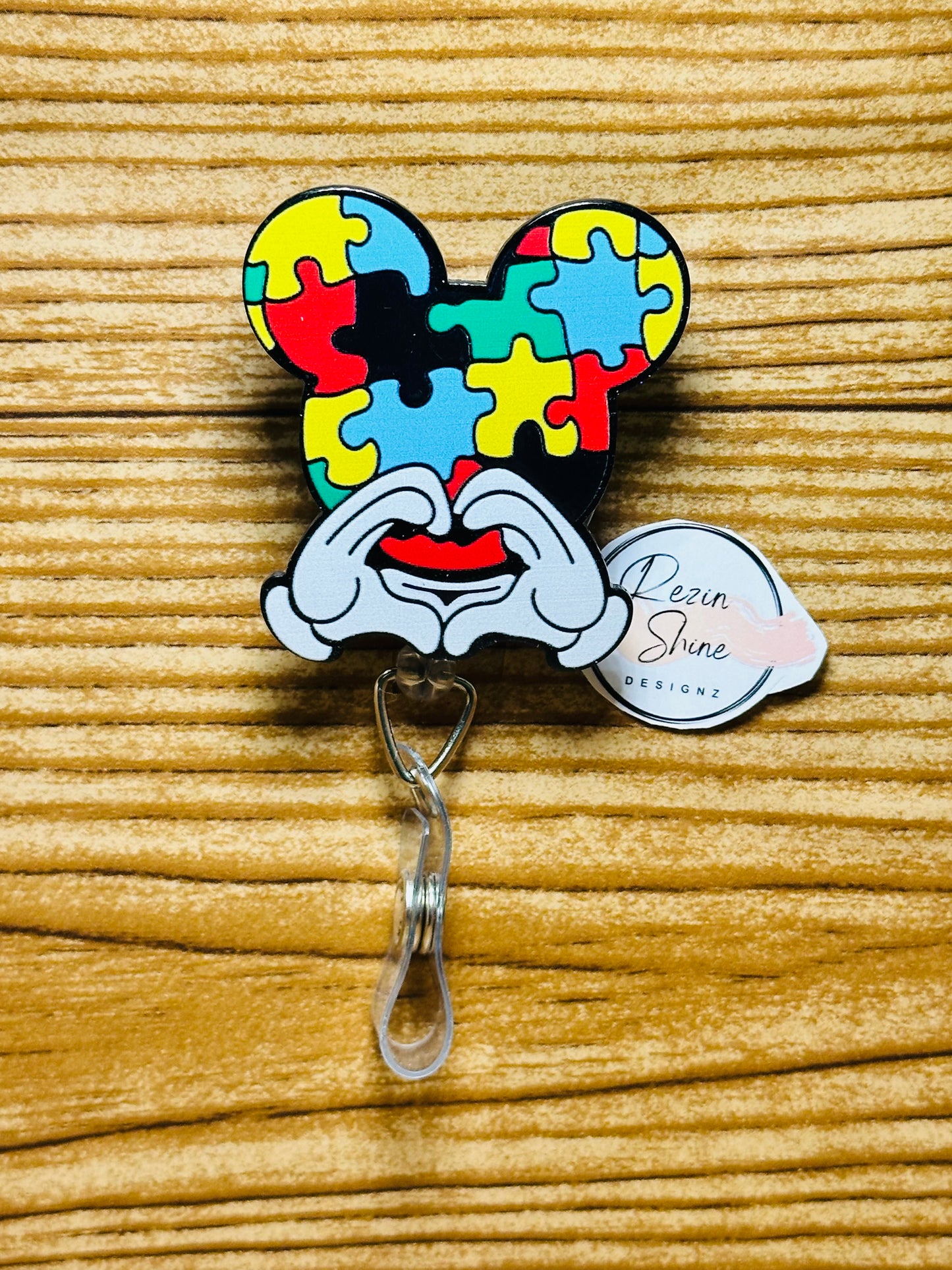 Mickey Autism Badge Reel