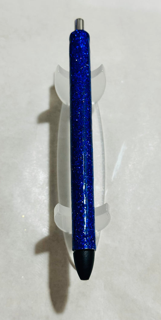 Dark Blue Glitter Pen