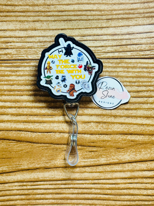 May The Force Be With You Badge Reel