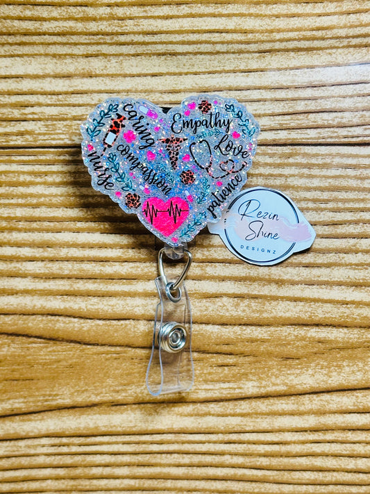 Medical Heart Badge Reel
