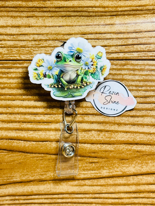 Frog Badge Reel