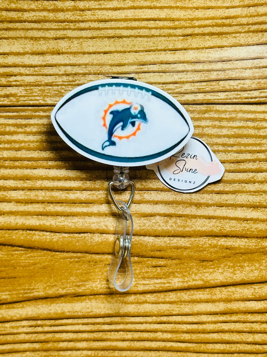 Dolphins Football Badge Reel
