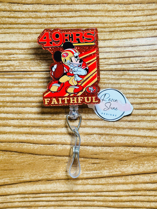 Mickey San Francisco Badge Reel