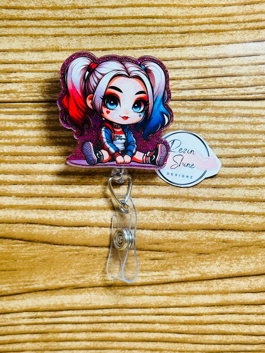 Harley Q Badge Reel