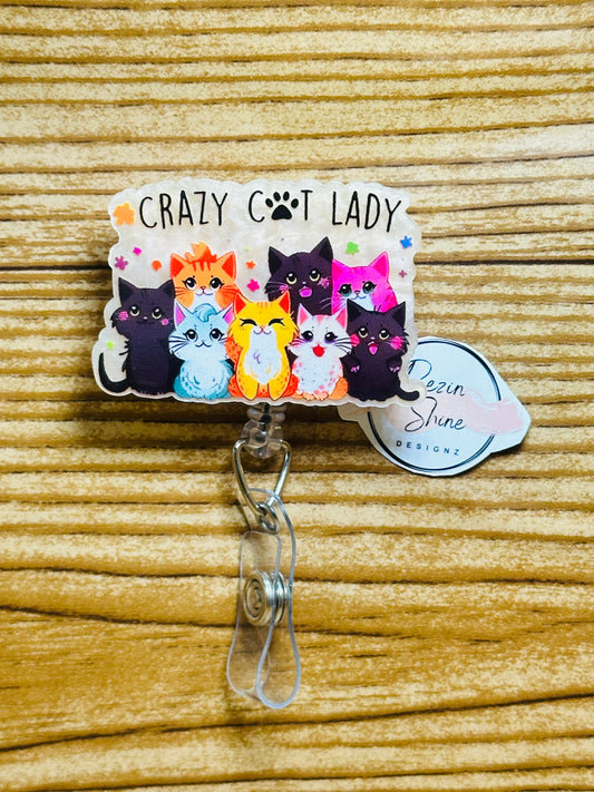 Crazy Cat Lady Badge Reel