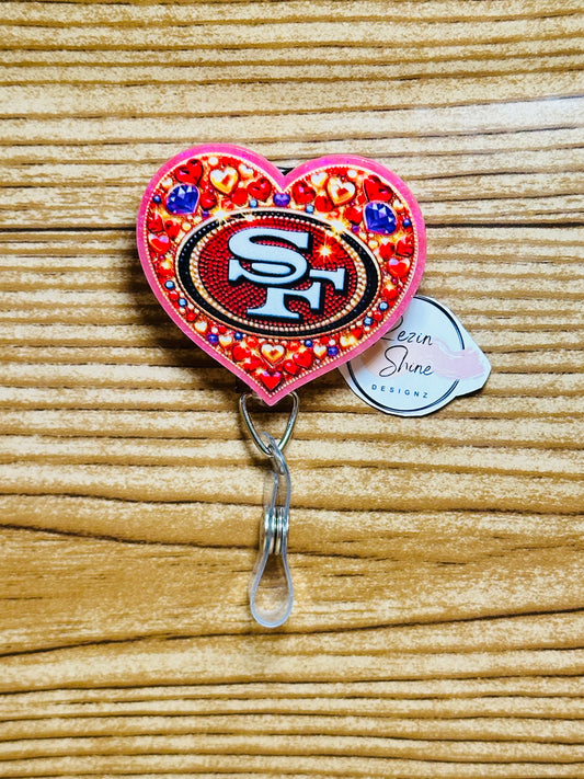 San Francisco Heart Badge Reel