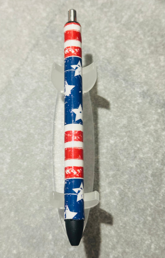 American Flag Pen Wrap Pen